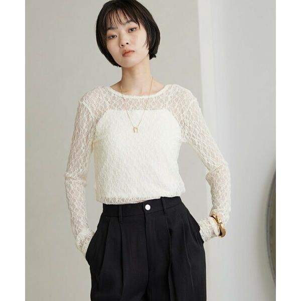 GALLEST / ギャレスト 【一部店舗限定】バックオープンレースカットソー