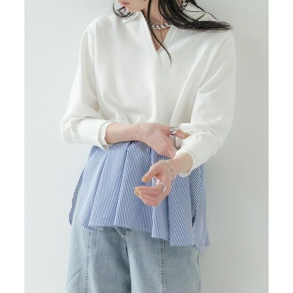 GALLEST / ギャレスト ペプラムドッキングニット