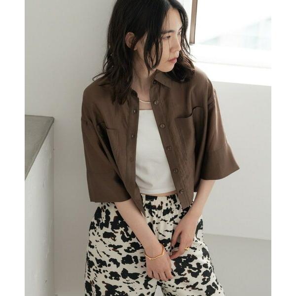 GALLEST / ギャレスト ボックスシルエットシアーシャツ【接触冷感】