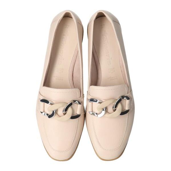 INTER-CHAUSSURES / インター ショシュール 【Tamaris】チェーン飾りローファ...