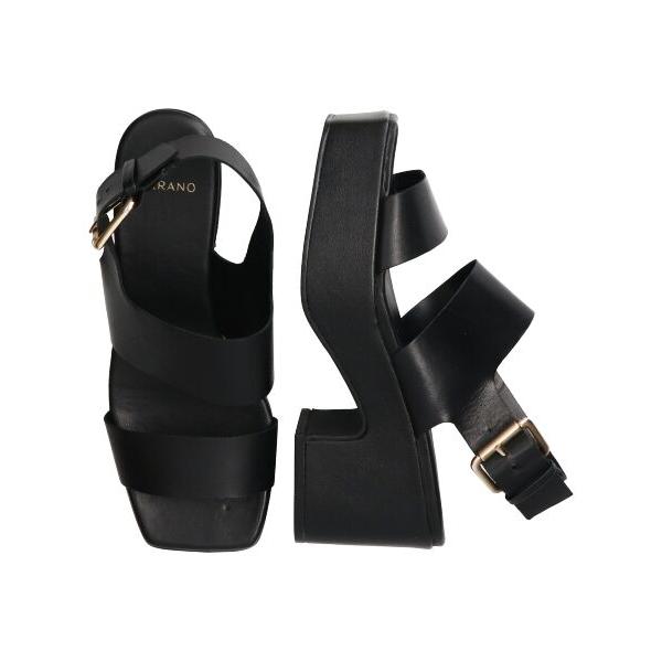INTER-CHAUSSURES / インター ショシュール 【CARRANO】厚底ダブルストラップ...