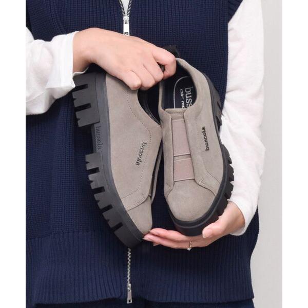 INTER-CHAUSSURES / インター ショシュール 【bussola】撥水厚底スリッポンシ...