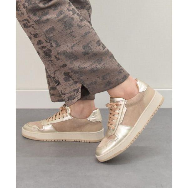 INTER-CHAUSSURES / インター ショシュール 【QUSHELI】異素材コンビレースア...