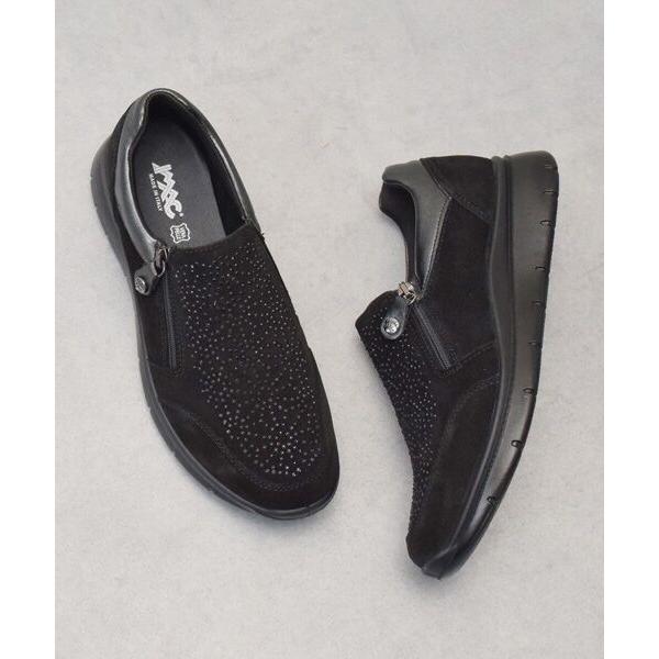 INTER-CHAUSSURES / インター ショシュール 【IMAC】サイドジップラインストーン...