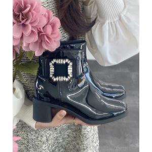 Bridget Birkin / ブリジットバーキン 【BRIDGET BIRKIN】ビジューバックルレインブーツ｜selectsquare