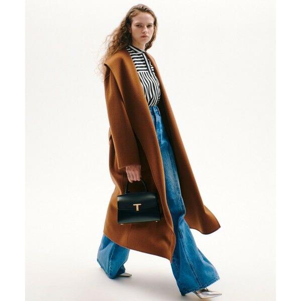 allureville / アルアバイル カシミヤ混リバービックショールコート