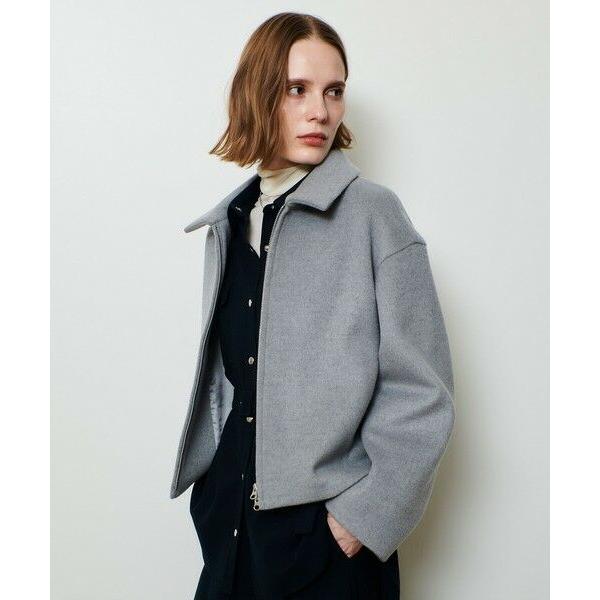 allureville / アルアバイル ジーロンラムステンカラーブルゾン