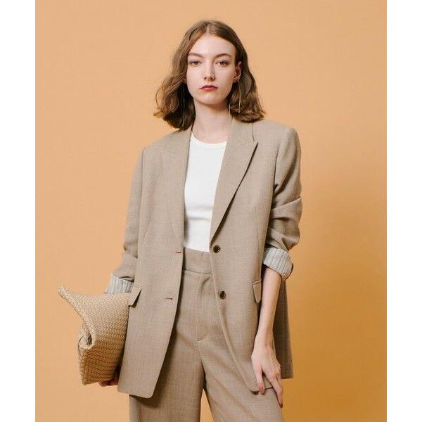 allureville / アルアバイル リネンライクテーラードジャケット