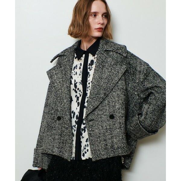 allureville / アルアバイル BONOTTOスパンコールショートコート