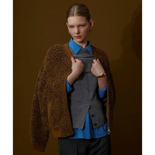 allureville / アルアバイル ニットボアブルゾン