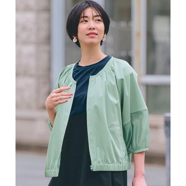 TAKASHIMAYA Style Plus / タカシマヤ スタイル・プリュ 異素材切替えブルゾン