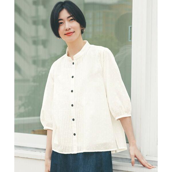 TAKASHIMAYA Style Plus / タカシマヤ スタイル・プリュ 刺しゅう入りピンタッ...