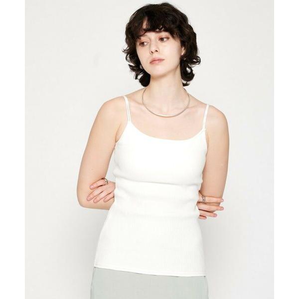 cloenc / クロエンス 【カップ付き】リブテレコキャミソール