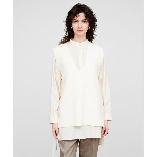 cloenc / クロエンス 【手洗い可】Vネックニットベスト