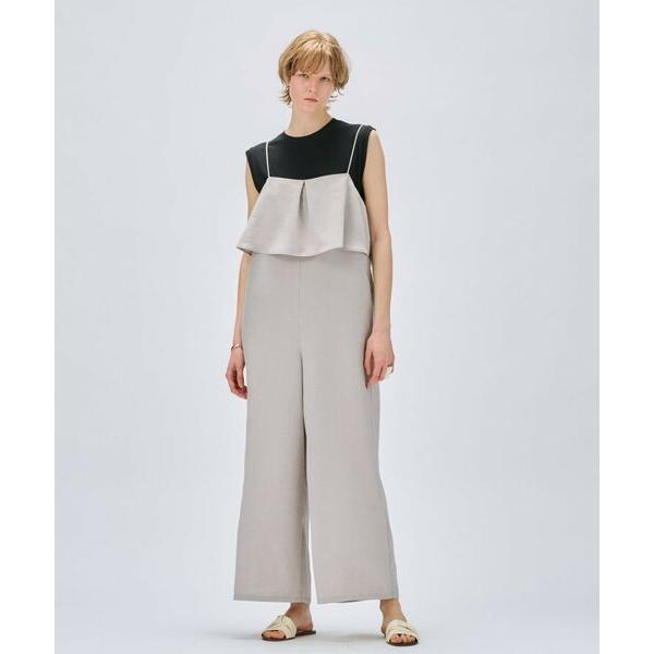 cloenc / クロエンス 【セットアップ／手洗い可】ドライタッチタックフリルオールインワン