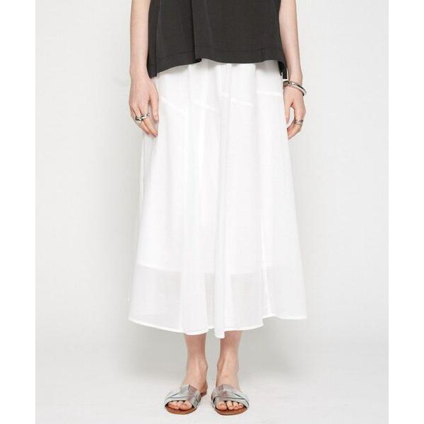 cloenc / クロエンス 【手洗い可】コットンシアーフレアスカート