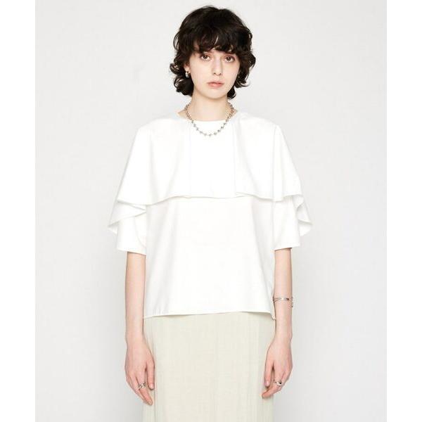 cloenc / クロエンス 【手洗い可】前後2WAYケープブラウス