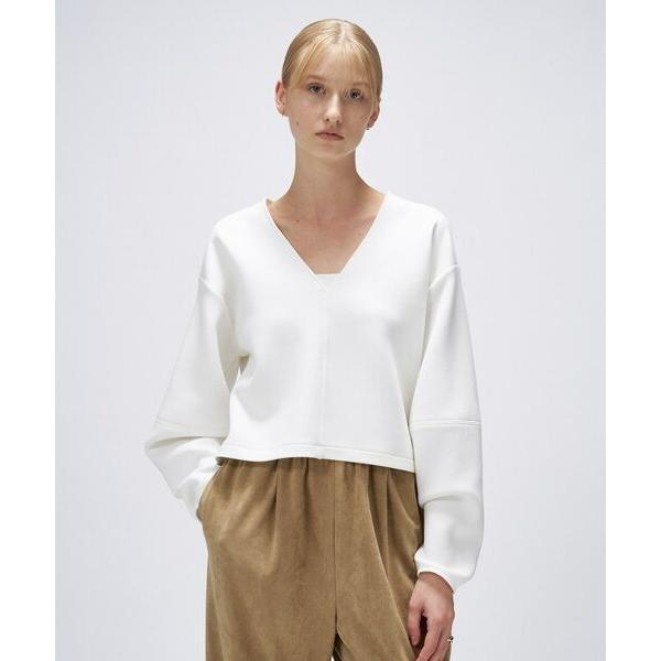 cloenc / クロエンス 【セットアップ／マシンウォッシュ】深Vネックダンボールプルオーバー