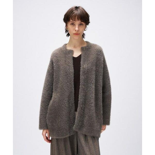 cloenc / クロエンス 【手洗い可】フェザーヤーンカーディガン