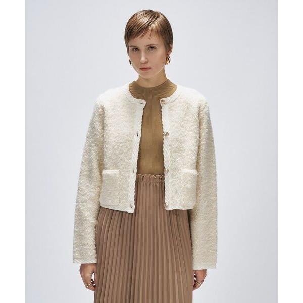 cloenc / クロエンス 【手洗い可】ブークレニットカーディガン