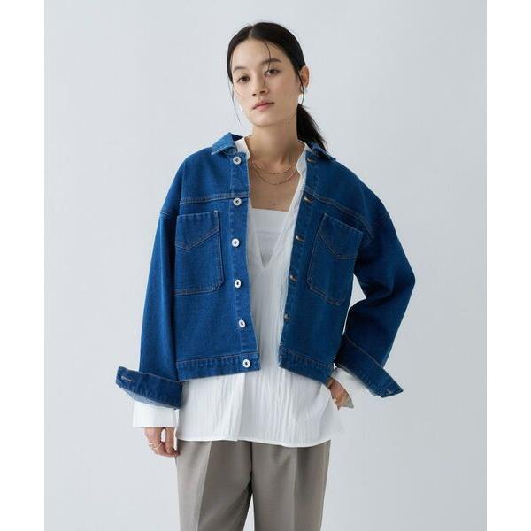 cloenc / クロエンス 【手洗い可】ストレッチデニムジャケット