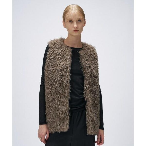 cloenc / クロエンス 【手洗い可】フェイクファージレ