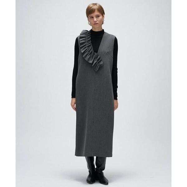 cloenc / クロエンス 【マシンウォッシュ】2wayフリルジャンパースカート