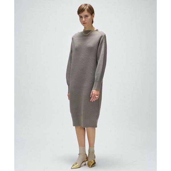 cloenc / クロエンス 畦ニットロングワンピース