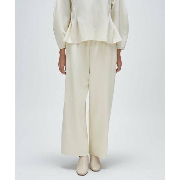 cloenc / クロエンス 【セットアップ／マシンウォッシュ】カットジョーゼットイージーワイドパン...