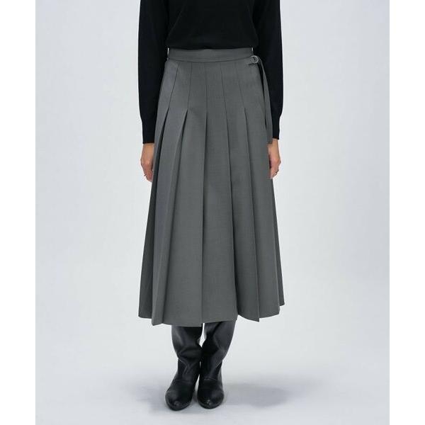 cloenc / クロエンス 【手洗い可】フロントプリーツスカート