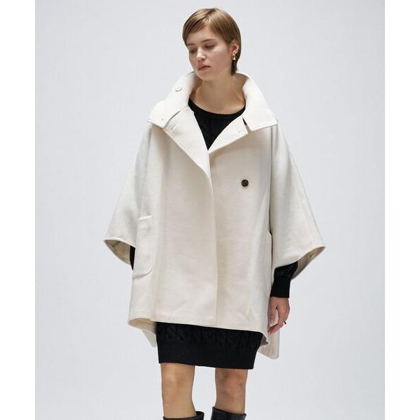 cloenc / クロエンス 【手洗い可】メルトンジャージポンチョコート