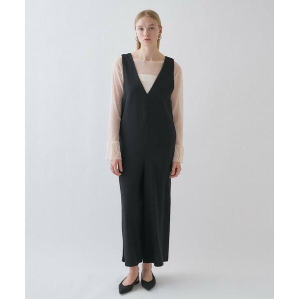 cloenc / クロエンス 【手洗い可】キーネックオーバーサロペット