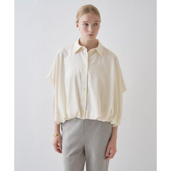 cloenc / クロエンス 【手洗い可】ツイルバルーンブラウス