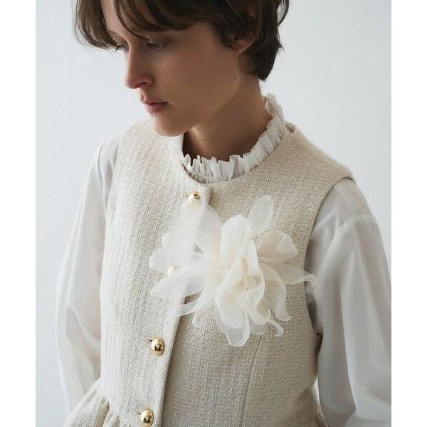 cloenc / クロエンス オーガンジーフラワーコサージュ