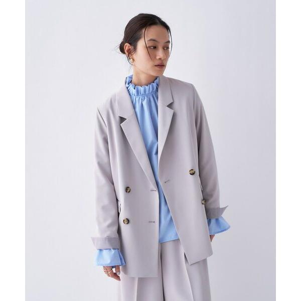 cloenc / クロエンス 【防花粉／セットアップ】ダブルテーラードジャケット