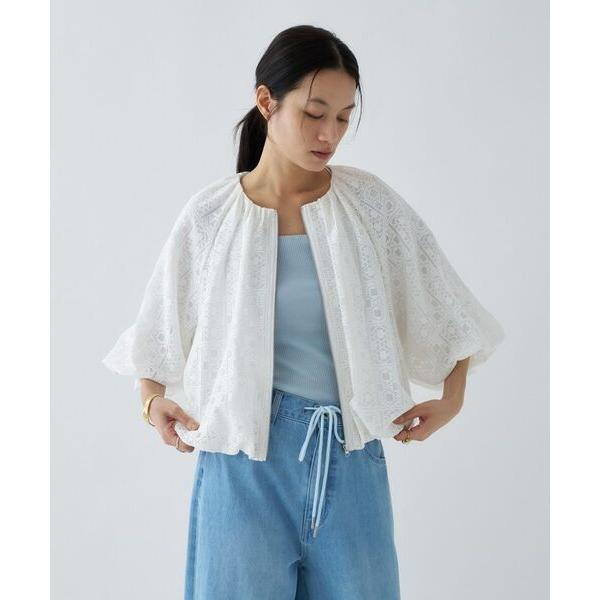 cloenc / クロエンス レースシアーブルゾン