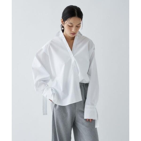cloenc / クロエンス 【手洗い可】バックギャザールーズシャツ
