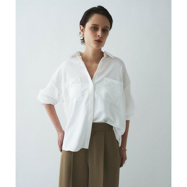 cloenc / クロエンス 【手洗い可】サテンスキッパーシャツ