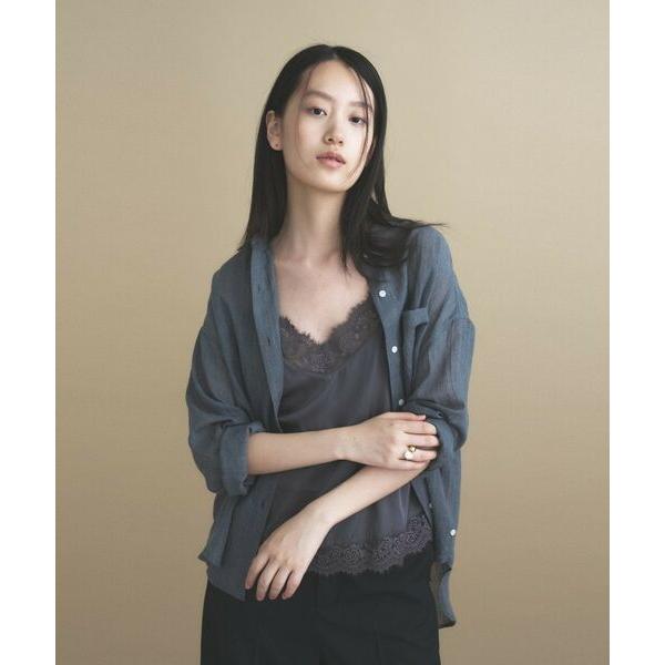 cloenc / クロエンス AIRYDRY コットンカシュクールシャツ【通気性◎／2WAY】