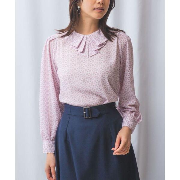 NARACAMICIE / ナラカミーチェ 【NARACAMICIE】スノークリスタルタック衿ブラウ...