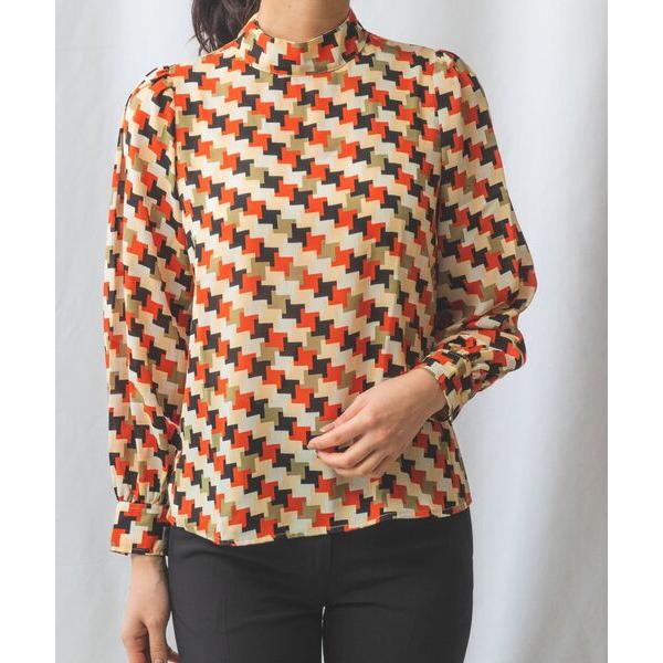 NARACAMICIE / ナラカミーチェ 【NARACAMICIE】パズルプリントハイネックブラウ...