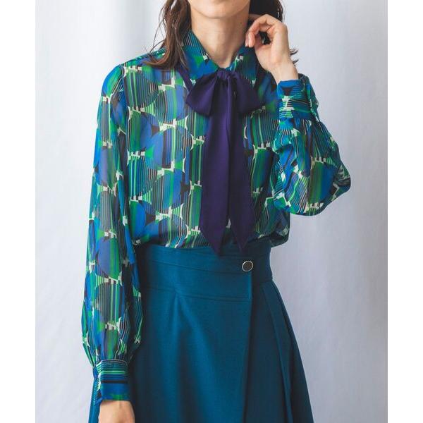 NARACAMICIE / ナラカミーチェ 【NARACAMICIE】オーバーラップドット配色ボウタ...