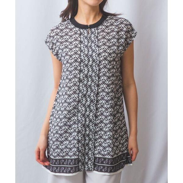 NARACAMICIE / ナラカミーチェ 【NARACAMICIE】パネルペイズリー柄フレンチスリ...