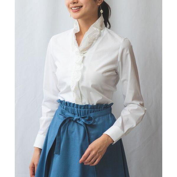 NARACAMICIE / ナラカミーチェ 【NARACAMICIE】二重スタンドフリルレースブロー...