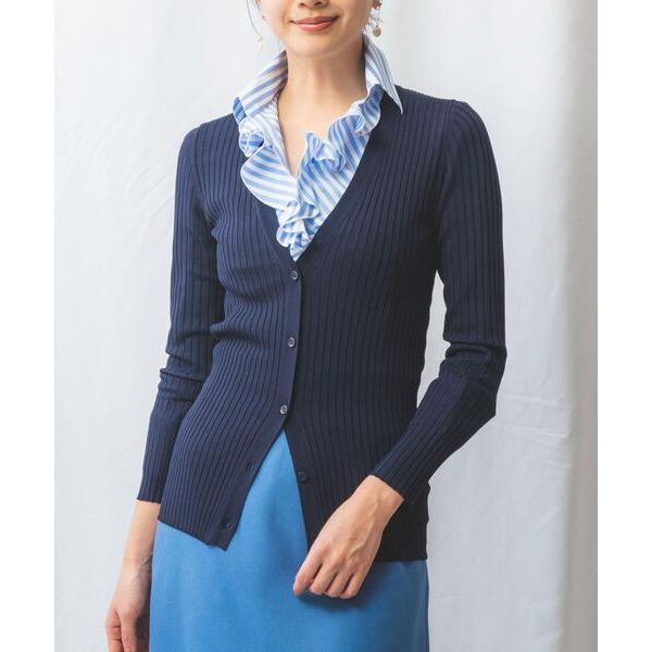 NARACAMICIE / ナラカミーチェ 【NARACAMICIE】Vネックリブカーディガン