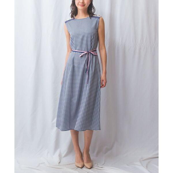 NARACAMICIE / ナラカミーチェ 【NALACARA】肩釦プリントワンピース