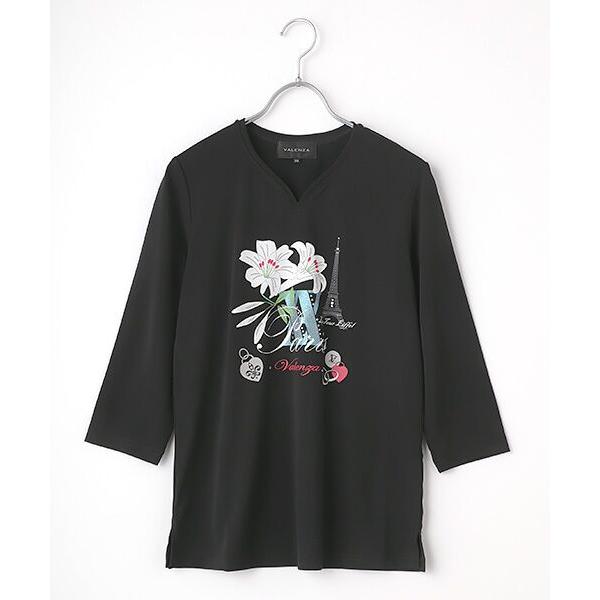 VALENZA / バレンザ プリント柄カットソー
