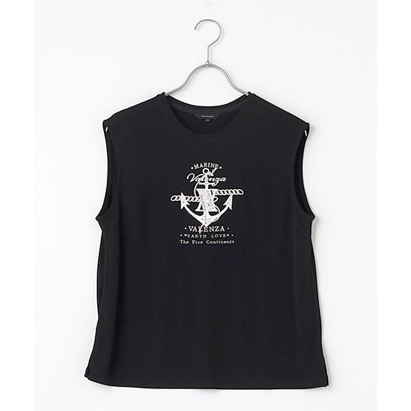 VALENZA / バレンザ マリンモチーフ　ノースリーブカットソー