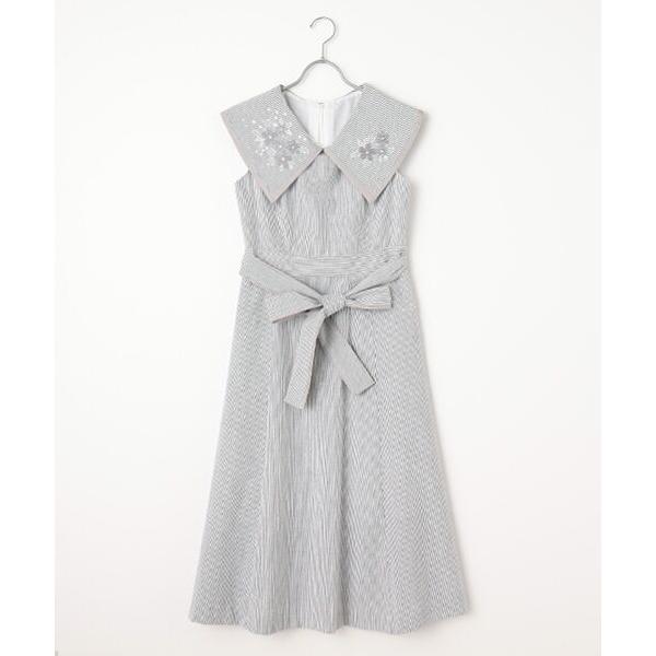 Dear Princess / ディア プリンセス BIG衿刺しゅう　フレアワンピース