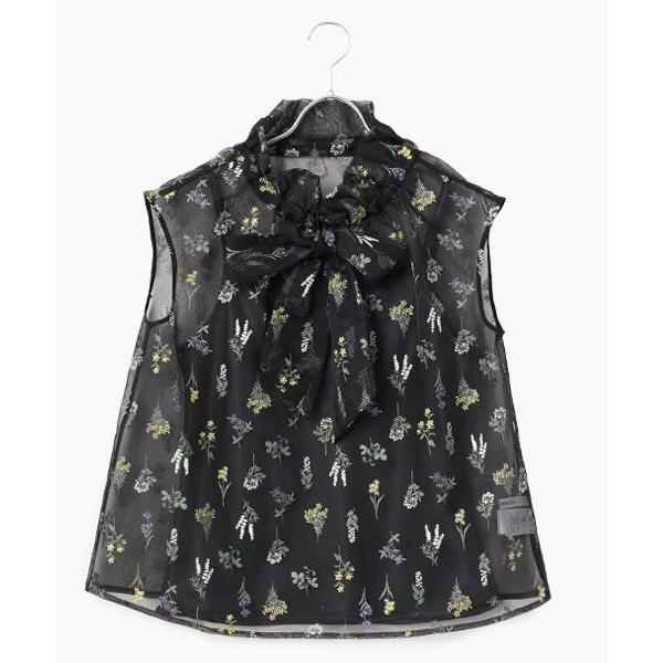 Dear Princess / ディア プリンセス ボタニカルプリント　リボンブラウス